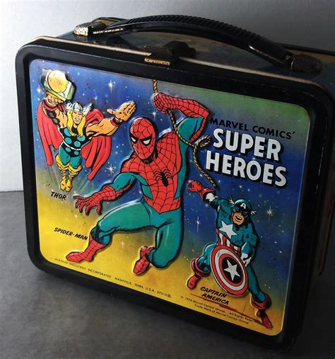 aquaman superhero vintage metal lunch boxes with thermos for sale|Collectible Lunchboxes & Thermoses for sale .